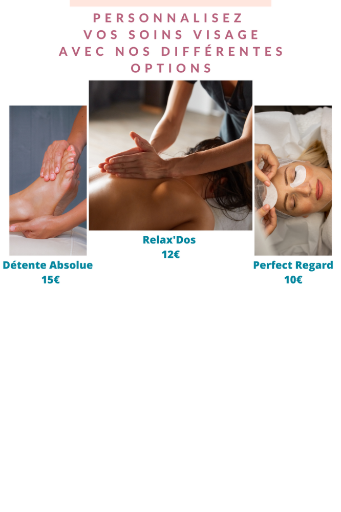 Nouveau pour vos soins visage en cabine